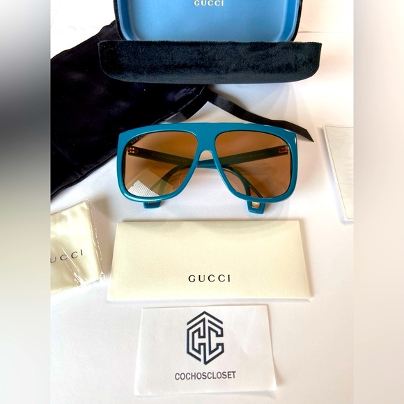 GUCCI OVERSIZED SUNGLASSES GG0467S GG0467 Women Unisex Female Men Gucci 0467s - Picture 3 of 13